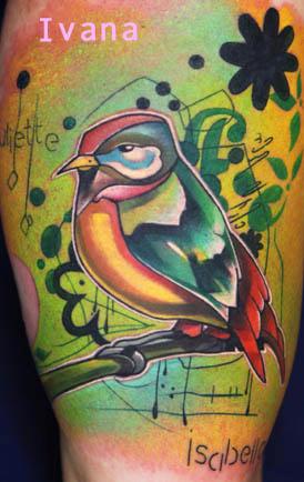 Little bird Tattoo Design Thumbnail
